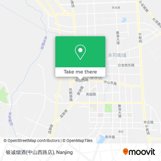 银诚烟酒(中山西路店) map
