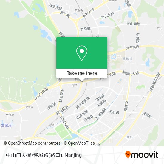 中山门大街/绕城路(路口) map