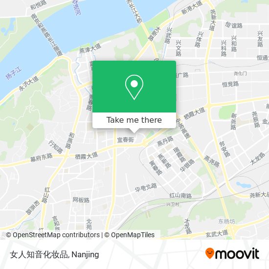 女人知音化妆品 map
