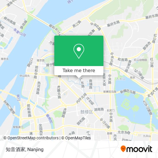 知音酒家 map