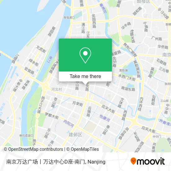 南京万达广场丨万达中心D座-南门 map