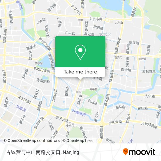 古钵营与中山南路交叉口 map