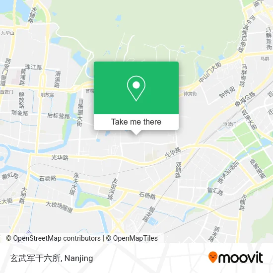 玄武军干六所 map