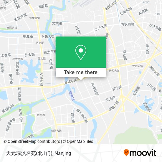 天元瑞沨名苑(北1门) map