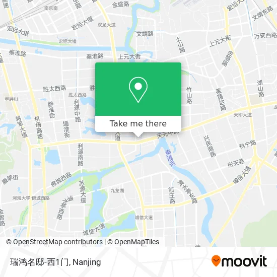 瑞鸿名邸-西1门 map