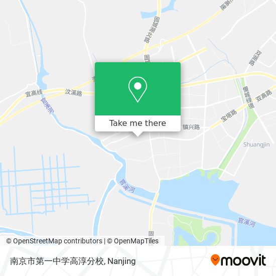 南京市第一中学高淳分校 map