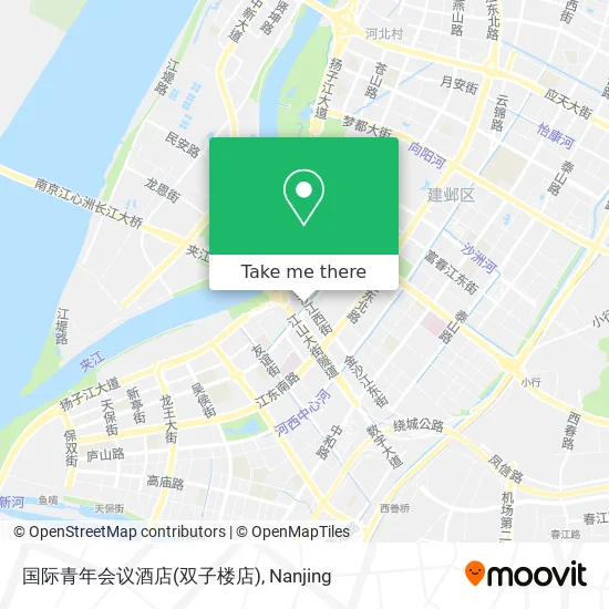 国际青年会议酒店(双子楼店) map