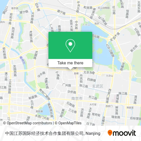 中国江苏国际经济技术合作集团有限公司 map