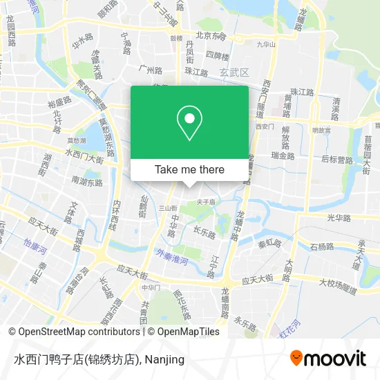水西门鸭子店(锦绣坊店) map