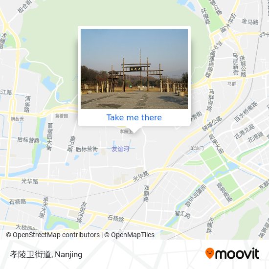 孝陵卫街道 map