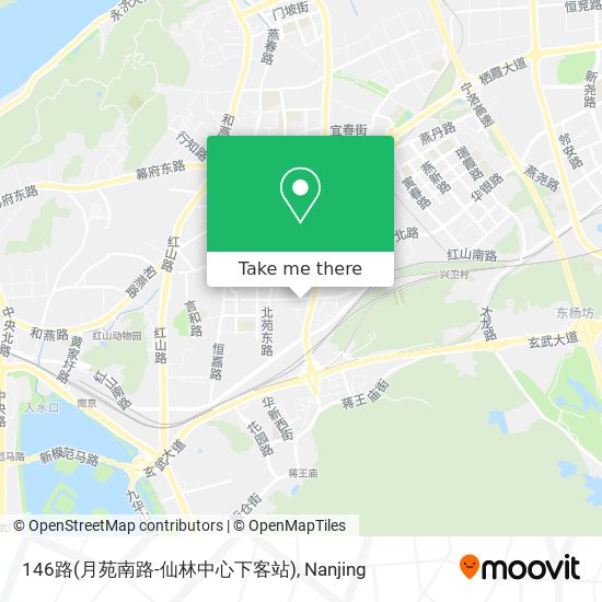 146路(月苑南路-仙林中心下客站) map