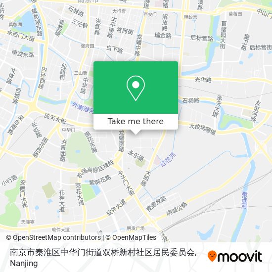 南京市秦淮区中华门街道双桥新村社区居民委员会 map