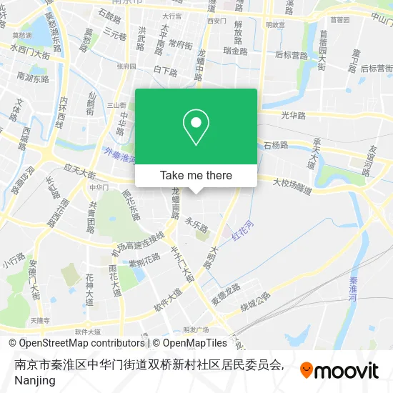 南京市秦淮区中华门街道双桥新村社区居民委员会 map