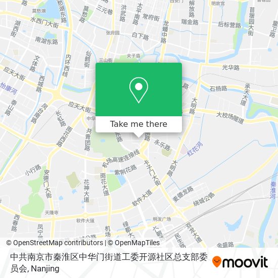 中共南京市秦淮区中华门街道工委开源社区总支部委员会 map