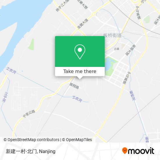 新建一村-北门 map
