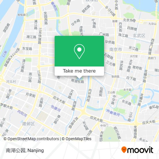南湖公园 map
