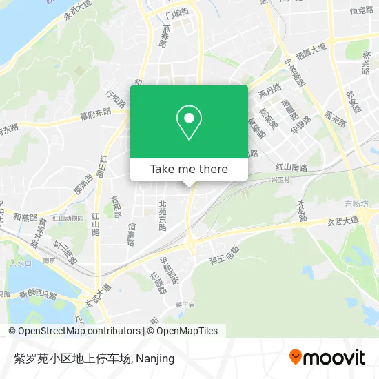 紫罗苑小区地上停车场 map