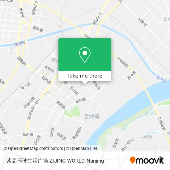 紫晶环球生活广场 ZIJING WORLD map
