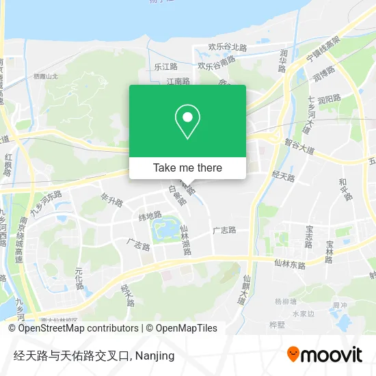 经天路与天佑路交叉口 map