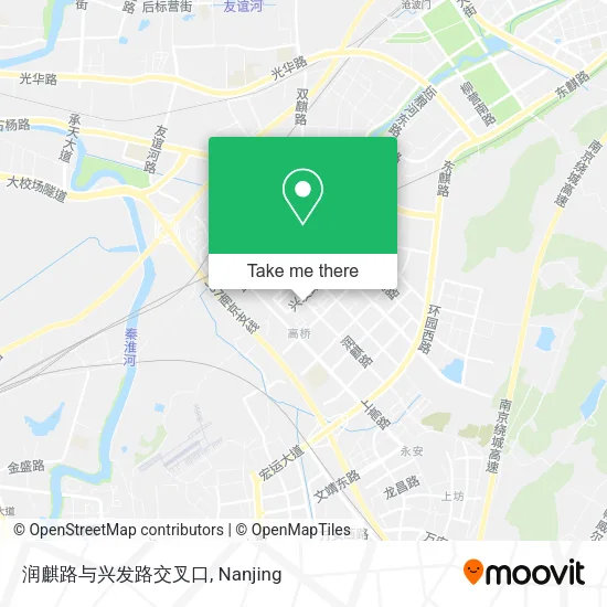 润麒路与兴发路交叉口 map