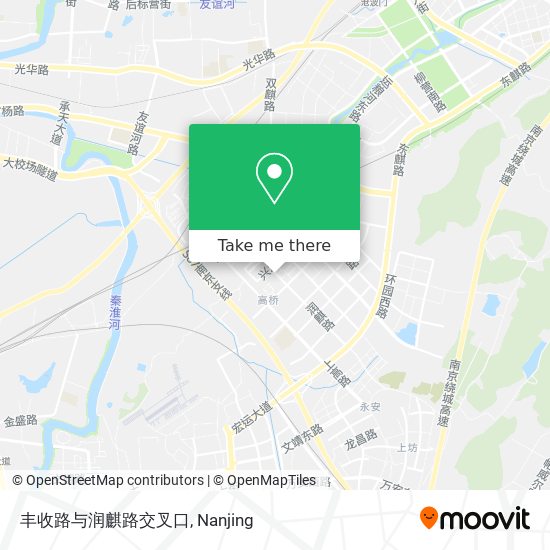丰收路与润麒路交叉口 map