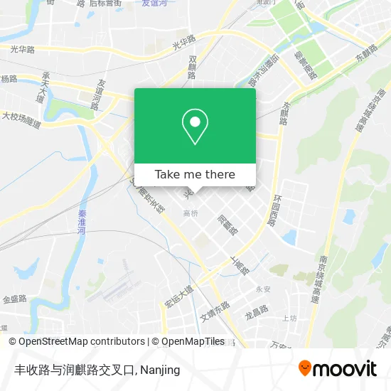 丰收路与润麒路交叉口 map