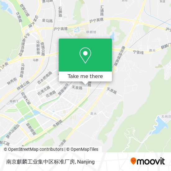 南京麒麟工业集中区标准厂房 map