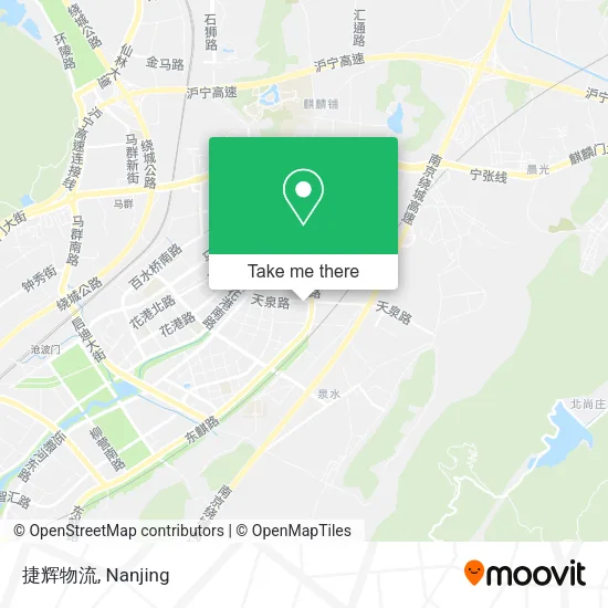 捷辉物流 map