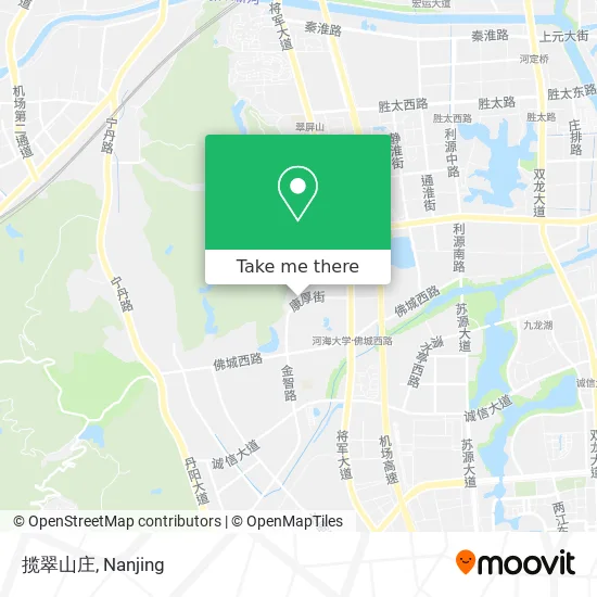 揽翠山庄 map