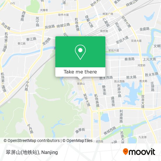 翠屏山(地铁站) map