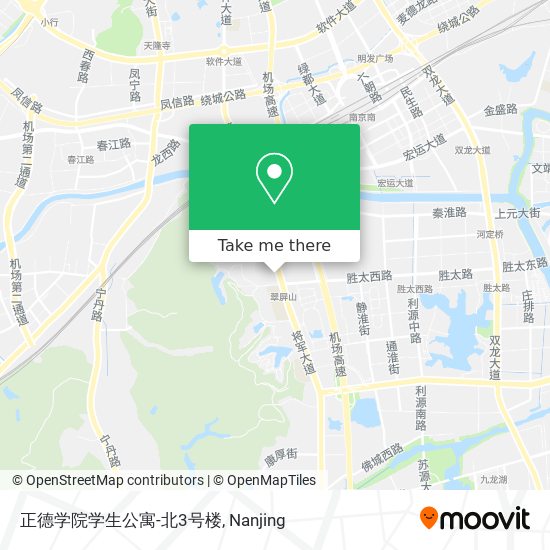正德学院学生公寓-北3号楼 map