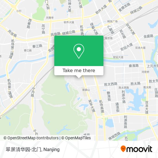 翠屏清华园-北门 map