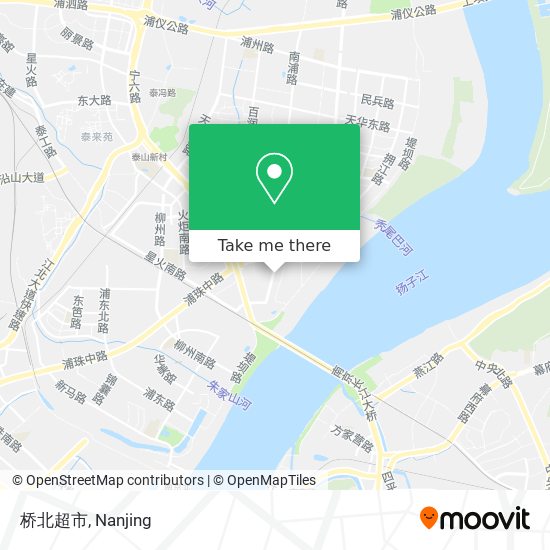 桥北超市 map