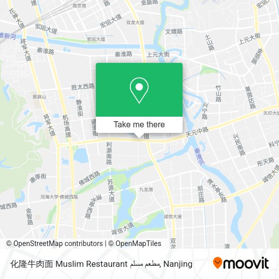 化隆牛肉面 Muslim Restaurant مطعم مسلم map
