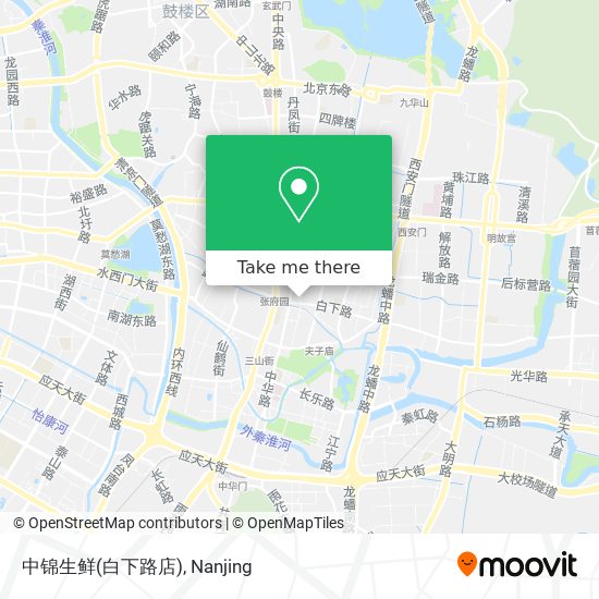 中锦生鲜(白下路店) map