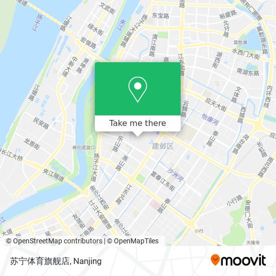 苏宁体育旗舰店 map
