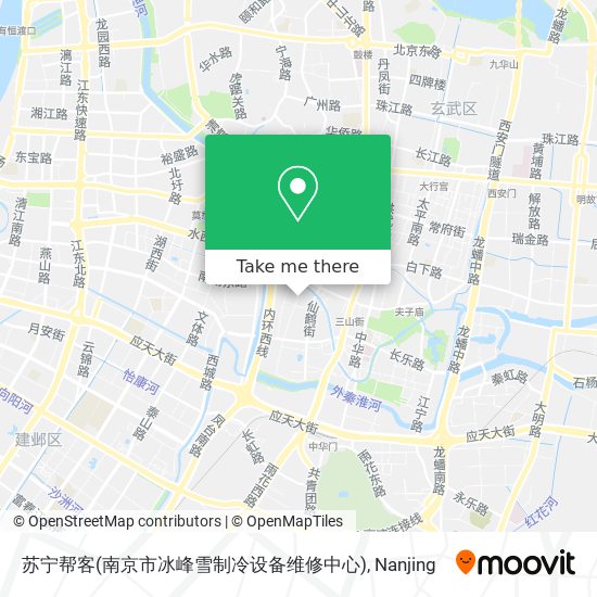 苏宁帮客(南京市冰峰雪制冷设备维修中心) map