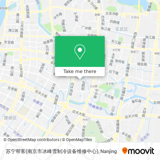 苏宁帮客(南京市冰峰雪制冷设备维修中心) map