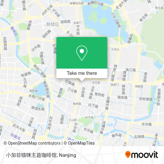 小加菲猫咪主题咖啡馆 map