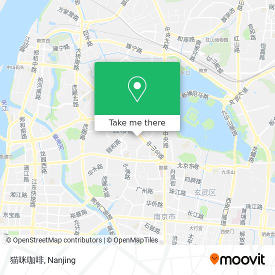 猫咪咖啡 map