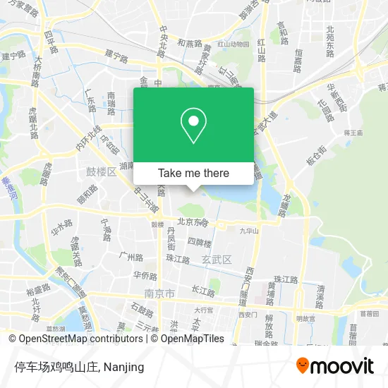 停车场鸡鸣山庄 map