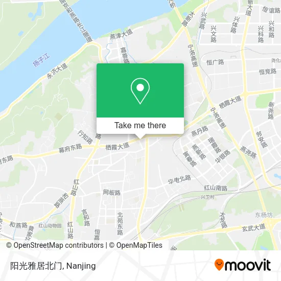 阳光雅居北门 map