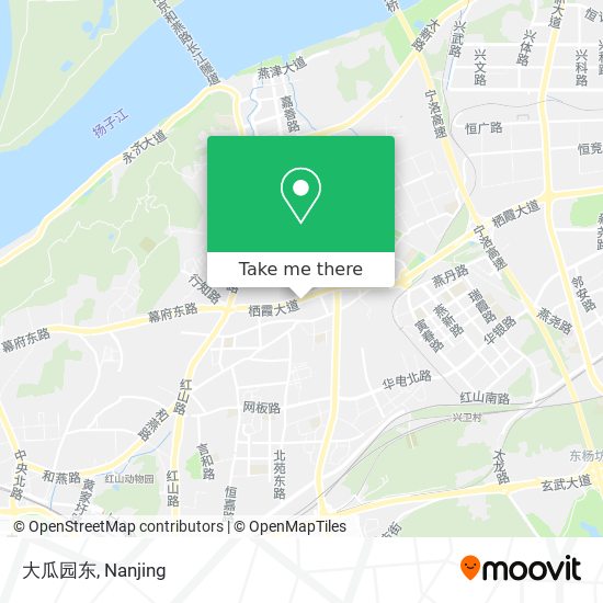 大瓜园东 map