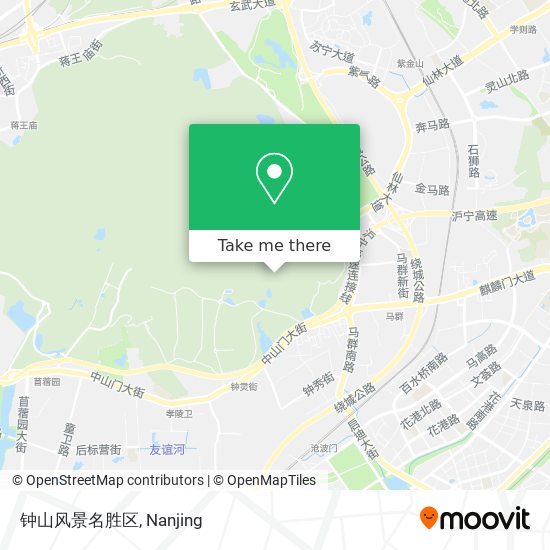 钟山风景名胜区 map