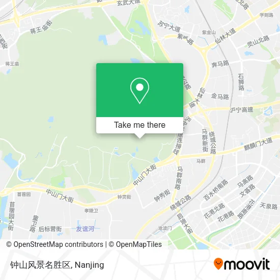 钟山风景名胜区 map
