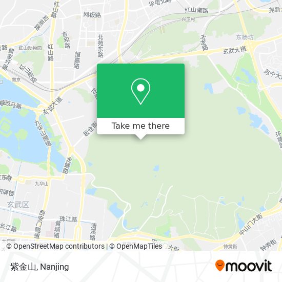 紫金山 map