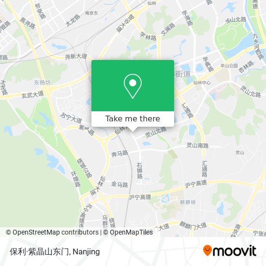 保利·紫晶山东门 map