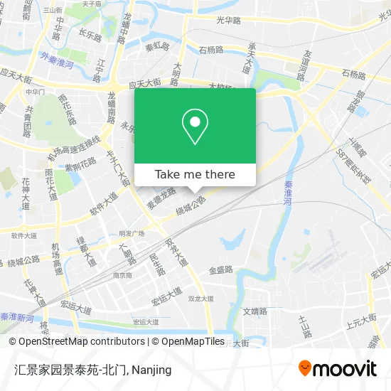 汇景家园景泰苑-北门 map