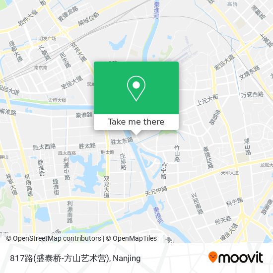 817路(盛泰桥-方山艺术营) map