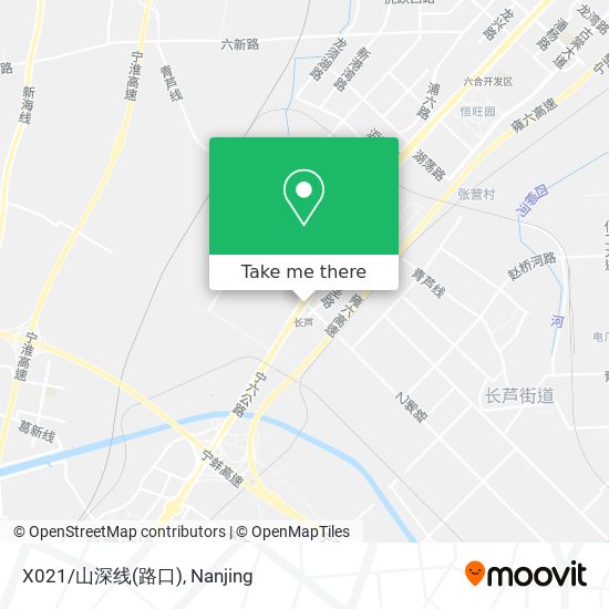 X021/山深线(路口) map
